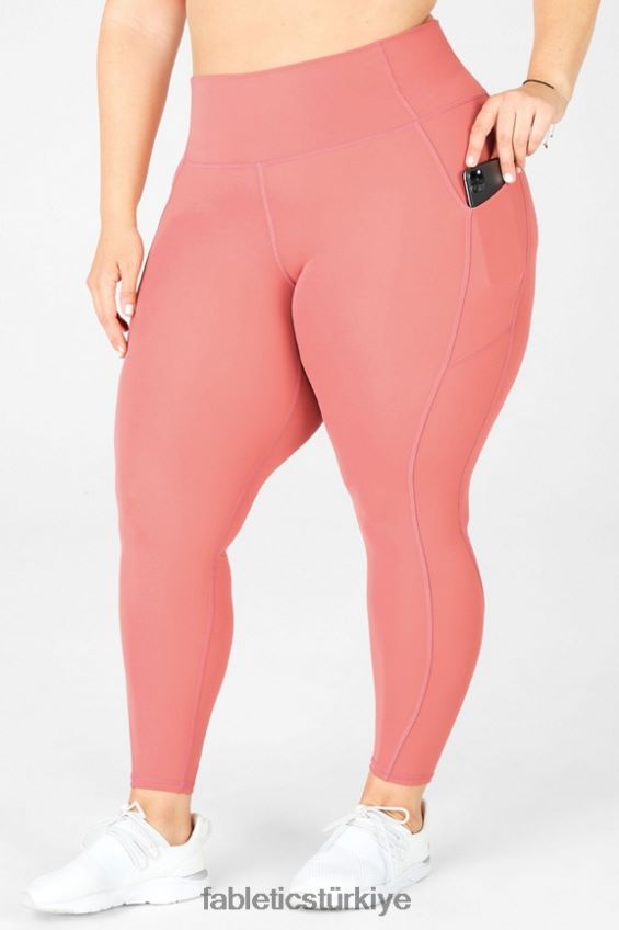 tr Fabletics kadınlar oasis pureluxe yüksek belli tayt 72 tozlu sedir 40R06B923