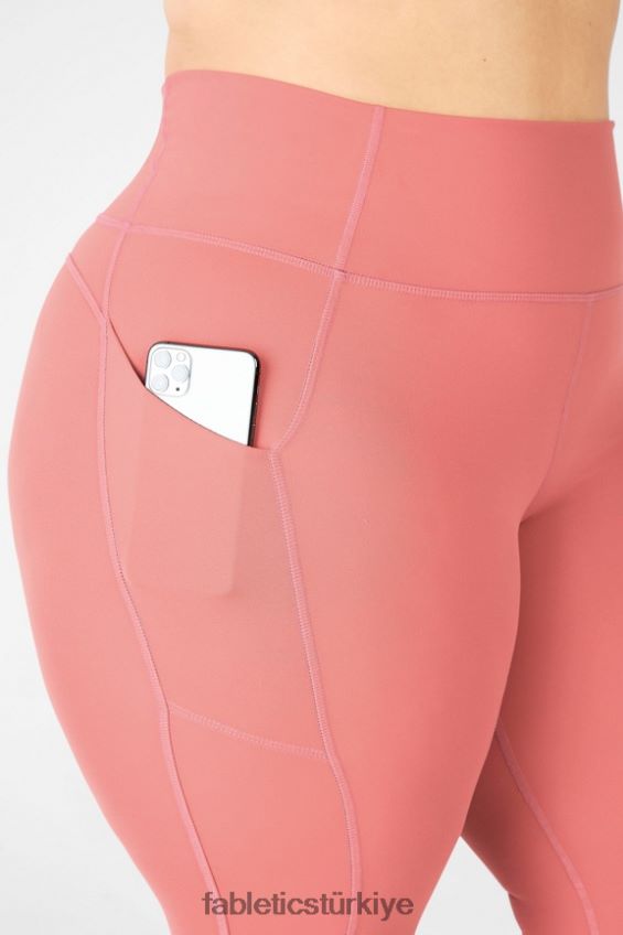 tr Fabletics kadınlar oasis pureluxe yüksek belli tayt 72 tozlu sedir 40R06B923