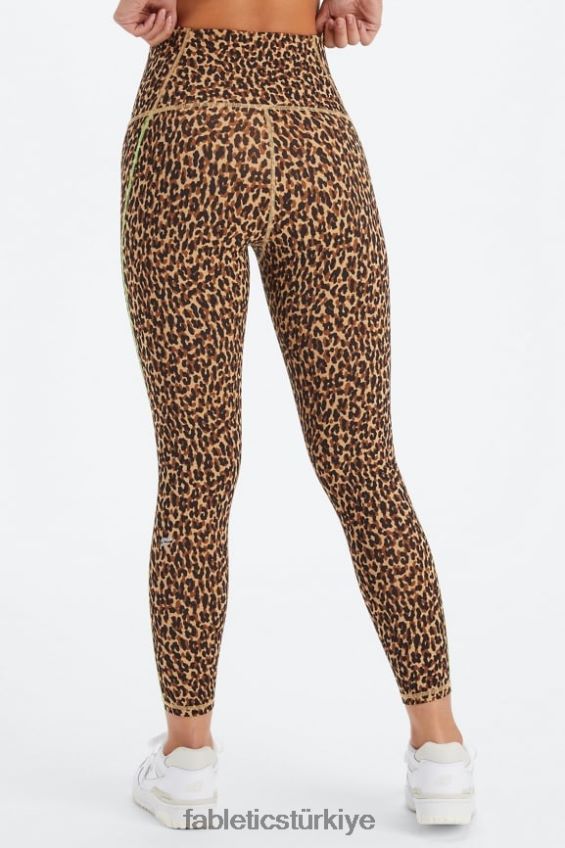 tr Fabletics kadınlar powerhold ultra hw 7/8 taytı tanımlayın dalgalı çita/vurgulayıcı 40R06B1014