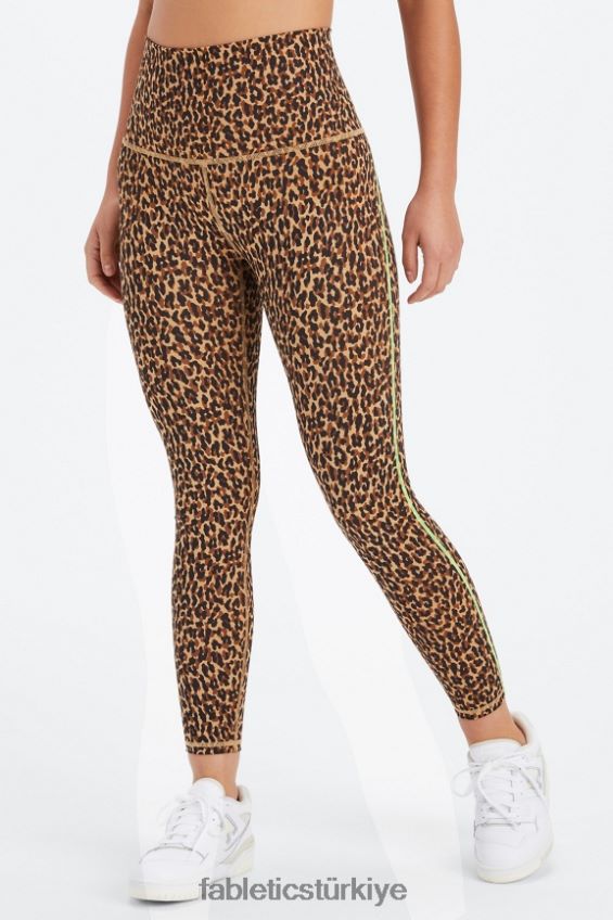 tr Fabletics kadınlar powerhold ultra hw 7/8 taytı tanımlayın dalgalı çita/vurgulayıcı 40R06B1014