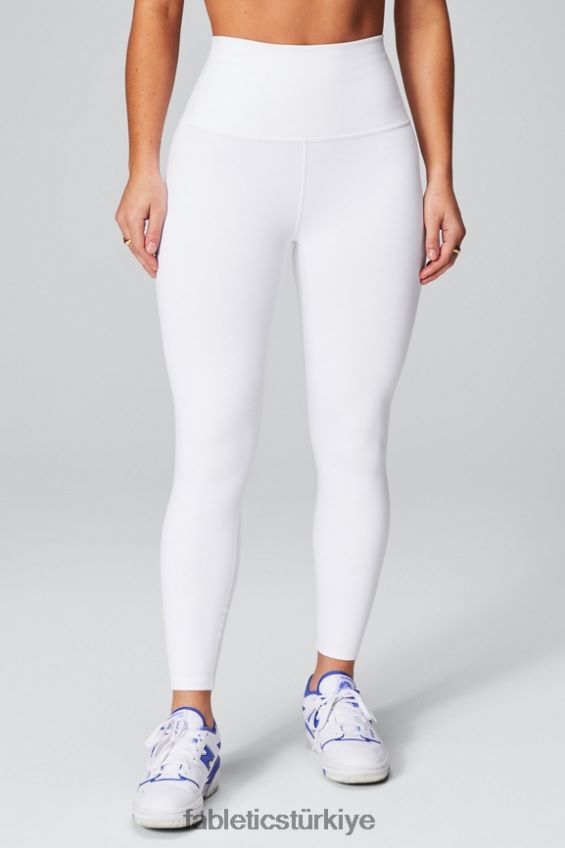 tr Fabletics kadınlar powerhold ultra hw 7/8 taytı tanımlayın klasik beyaz 40R06B1012
