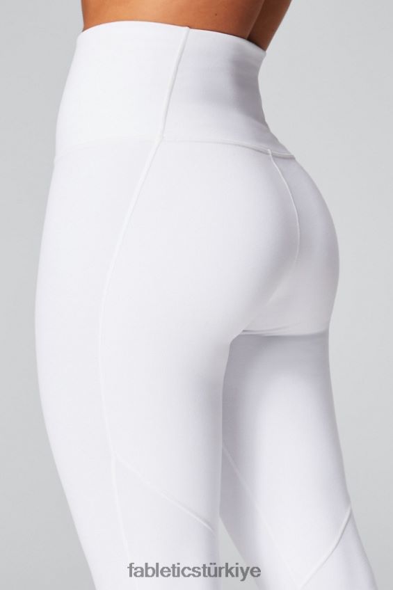 tr Fabletics kadınlar powerhold ultra hw 7/8 taytı tanımlayın klasik beyaz 40R06B1012