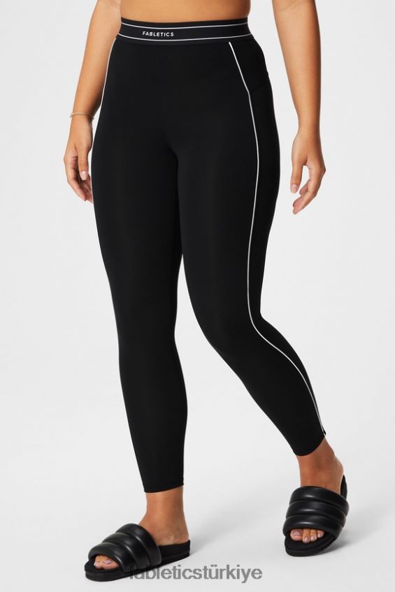 tr Fabletics kadınlar pureluxe ultra yüksek belli 7/8 tayt 64 siyah/klasik beyaz 40R06B875