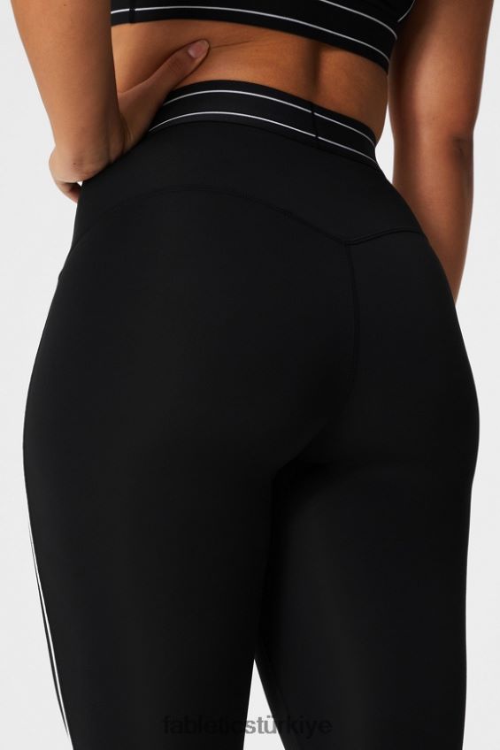 tr Fabletics kadınlar pureluxe ultra yüksek belli 7/8 tayt 64 siyah/klasik beyaz 40R06B875