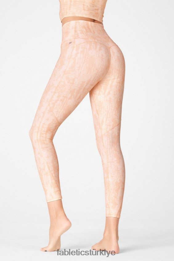 tr Fabletics kadınlar pureluxe ultra yüksek belli 7/8 tayt 67 shibori şeridi 40R06B890