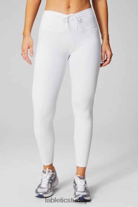 tr Fabletics kadınlar pureluxe ultra yüksek belli dantelli tayt klasik beyaz 40R06B870