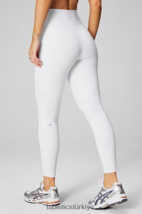 tr Fabletics kadınlar pureluxe ultra yüksek belli dantelli tayt klasik beyaz 40R06B870