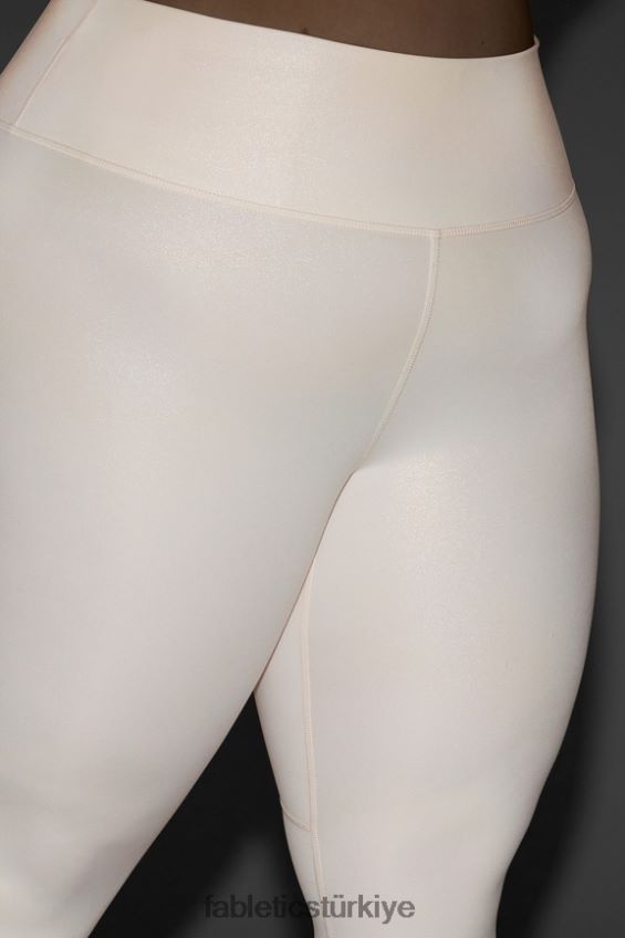 tr Fabletics kadınlar pureluxe yüksek belli yanardöner 7/8 tayt sedefli fildişi 40R06B1174