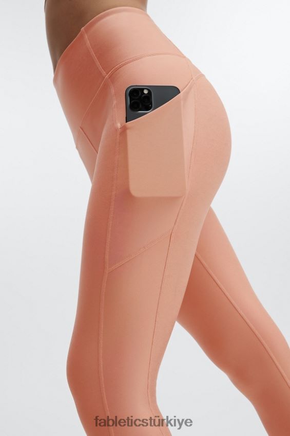 tr Fabletics kadınlar pureluxe yüksek belli yanardöner 7/8 tayt yanardöner bakır 40R06B1171