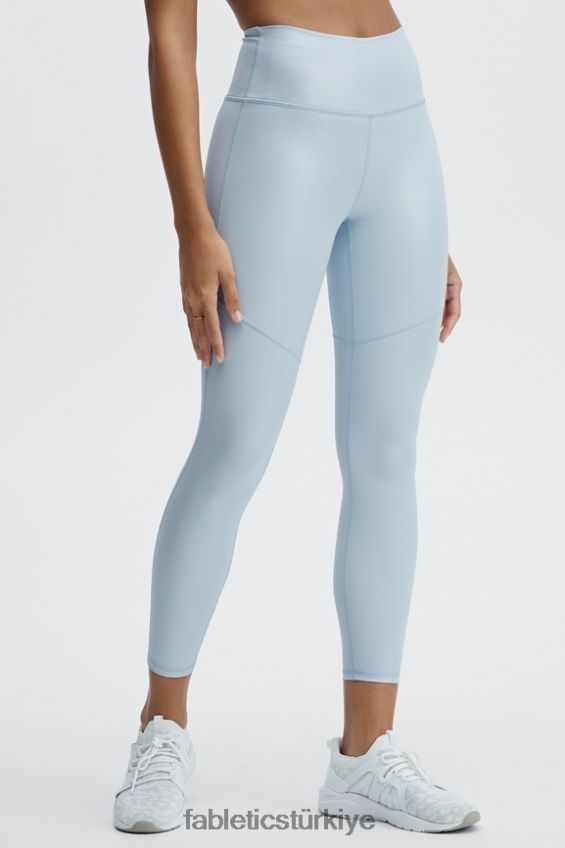 tr Fabletics kadınlar pureluxe yüksek belli yanardöner 7/8 tayt yanardöner toz mavi 40R06B1172