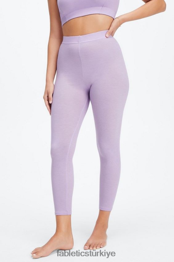 tr Fabletics kadınlar restoreknit ultra yüksek belli 7/8 tayt gök moru funda 40R06B1067