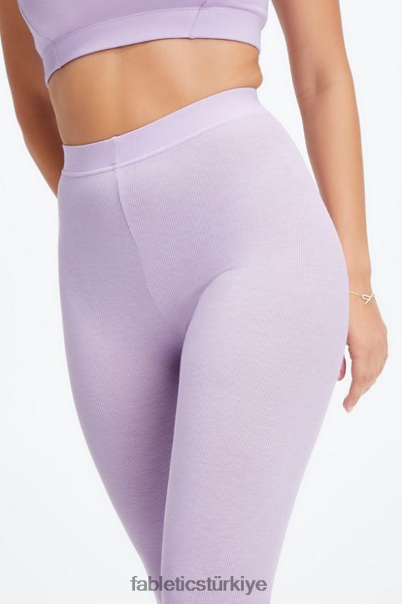 tr Fabletics kadınlar restoreknit ultra yüksek belli 7/8 tayt gök moru funda 40R06B1067