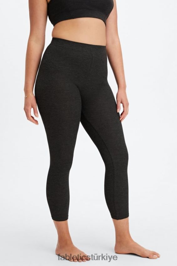 tr Fabletics kadınlar restoreknit ultra yüksek belli 7/8 tayt kara funda 40R06B1065