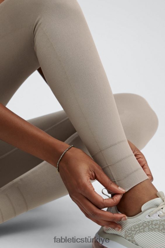 tr Fabletics kadınlar sculptknit yüksek belli kesikli tayt duman/opal 40R06B1176