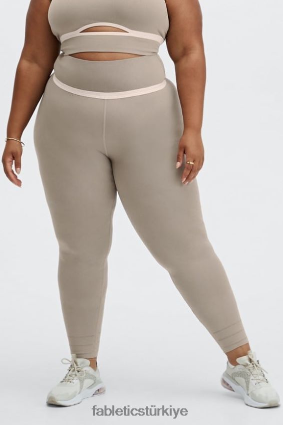 tr Fabletics kadınlar sculptknit yüksek belli kesikli tayt duman/opal 40R06B1177