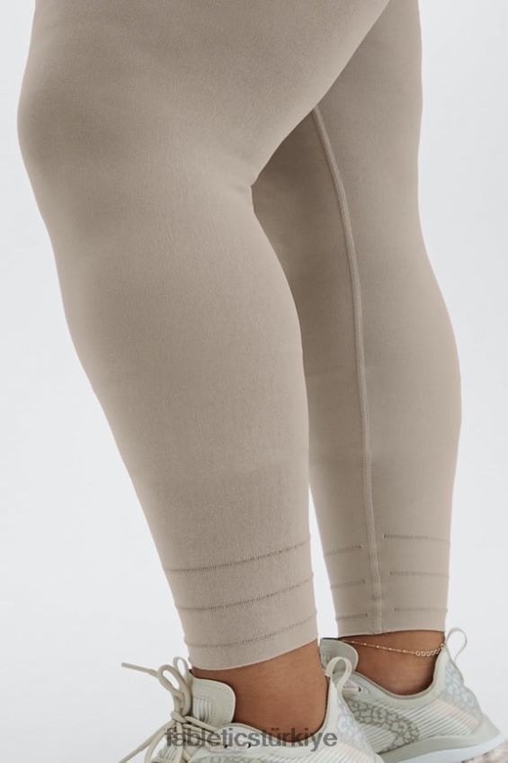 tr Fabletics kadınlar sculptknit yüksek belli kesikli tayt duman/opal 40R06B1177