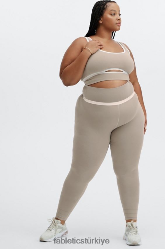 tr Fabletics kadınlar sculptknit yüksek belli kesikli tayt duman/opal 40R06B1177