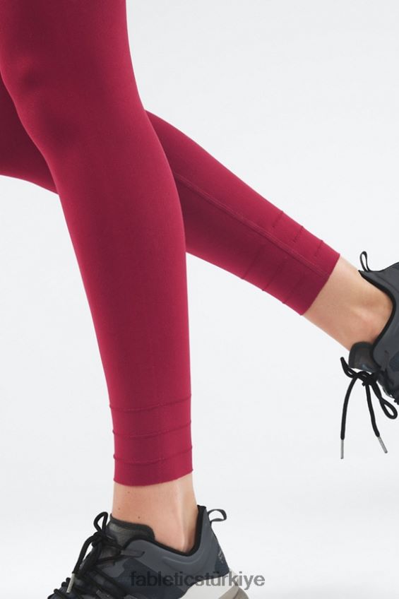tr Fabletics kadınlar sculptknit yüksek belli özel uzunlukta tayt kiraz patlaması 40R06B1216