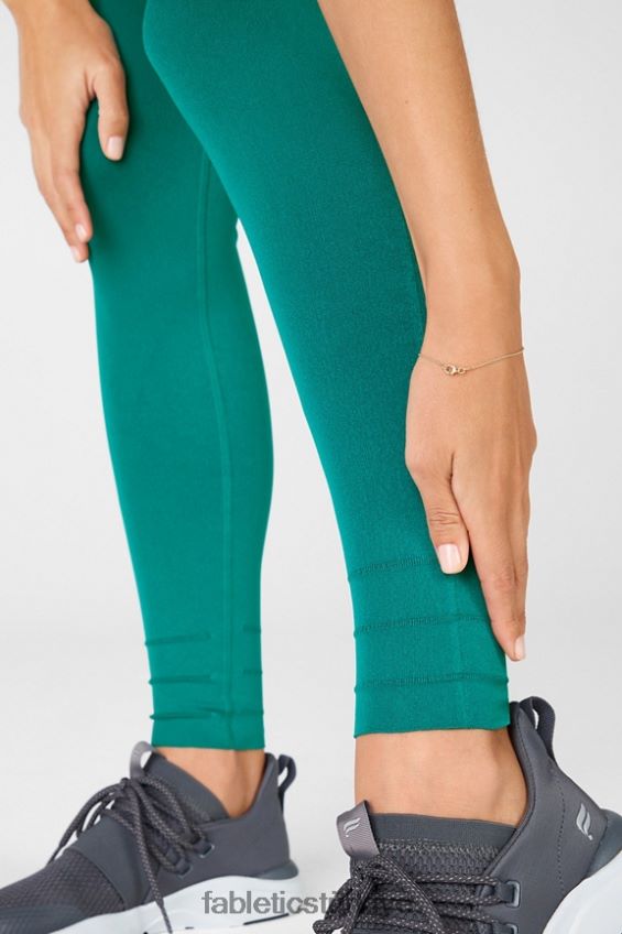 tr Fabletics kadınlar sculptknit yüksek belli özel uzunlukta tayt koyu yeşim 40R06B1219