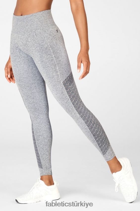 tr Fabletics kadınlar senkronize dikişsiz yüksek belli 7/8 tayt gri funda 40R06B1009