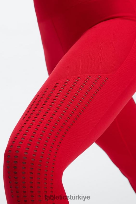 tr Fabletics kadınlar senkronize dikişsiz yüksek belli 7/8 tayt tatlı kiraz/peluş pembe 40R06B1005