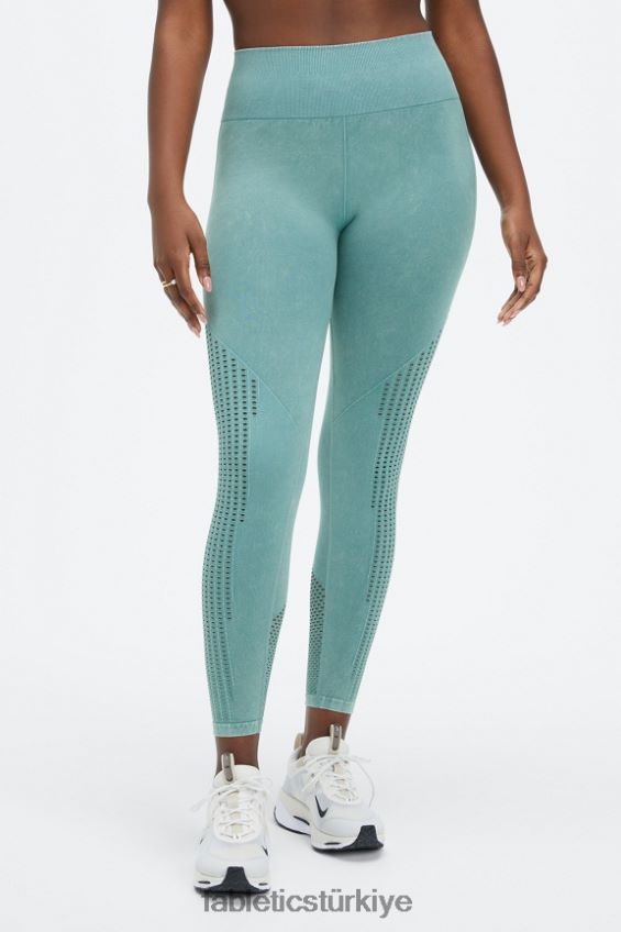 tr Fabletics kadınlar senkronize dikişsiz yüksek belli 7/8 tayt yıkanmış kutup dalgası 40R06B1002