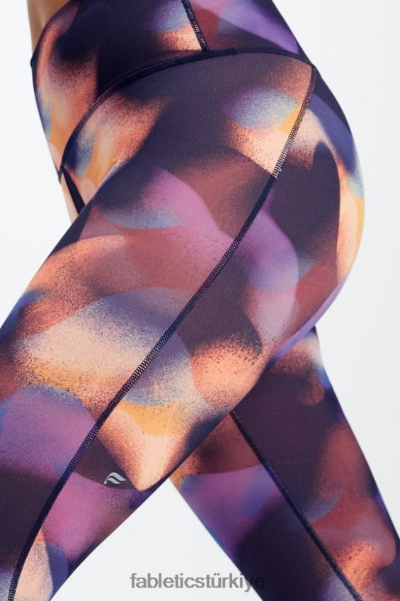 tr Fabletics kadınlar tanımlayın powerhold yüksek belli 7/8 tayt 27 siyah beyaz 40R06B679