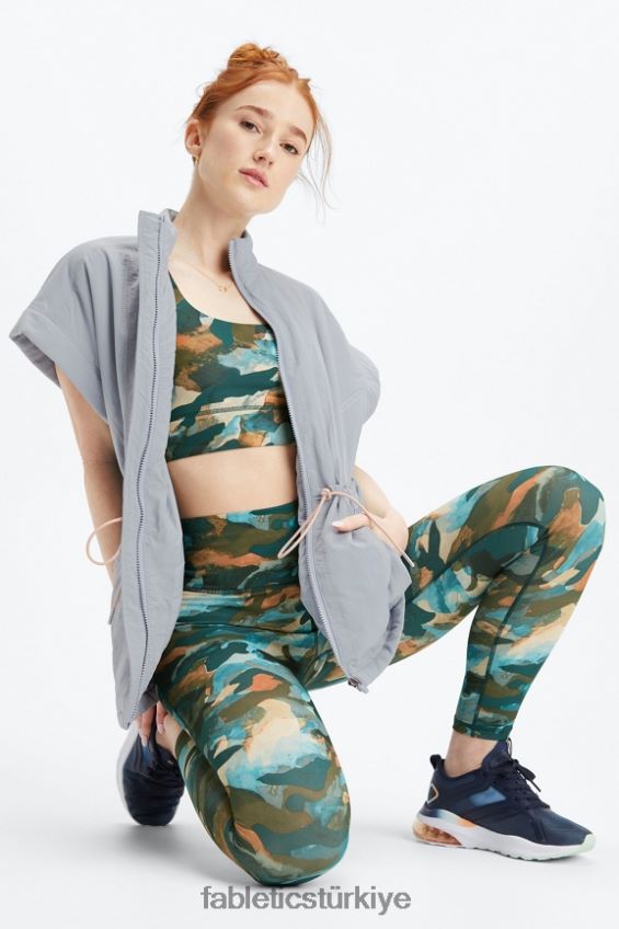 tr Fabletics kadınlar tanımlayın powerhold yüksek belli 7/8 tayt 28 büyük bunaltıcı/yansıtıcı gümüş 40R06B687