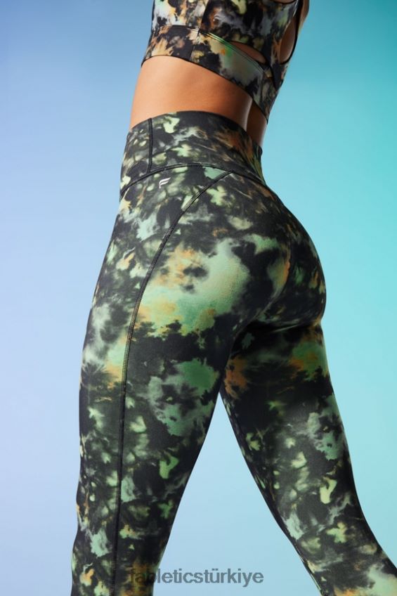 tr Fabletics kadınlar tanımlayın powerhold yüksek belli 7/8 tayt 30 kalaylı mermer zebra/yansıtıcı gümüş 40R06B693