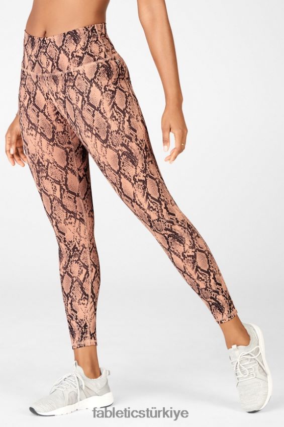 tr Fabletics kadınlar tanımlayın powerhold yüksek belli 7/8 tayt 33 puslu körfez/klasik beyaz 40R06B710