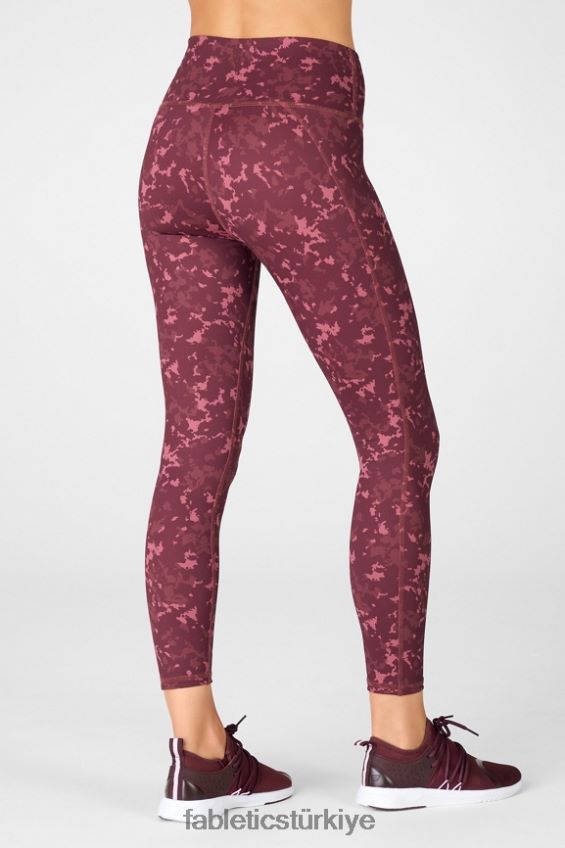 tr Fabletics kadınlar tanımlayın powerhold yüksek belli 7/8 tayt 36 ak balıkçıl/söğüt kabuğu logosu 40R06B725