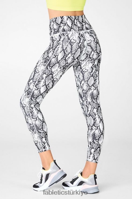 tr Fabletics kadınlar tanımlayın powerhold yüksek belli 7/8 tayt 36 mineral gri/vurgulayıcı dalgalı çita 40R06B726