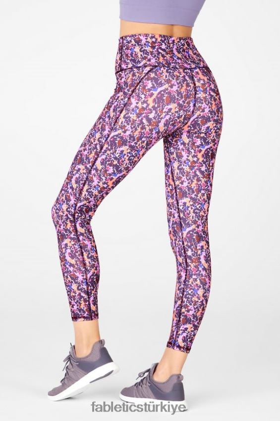 tr Fabletics kadınlar tanımlayın powerhold yüksek belli 7/8 tayt 37 yumuşak beyaz mini nueue camo/söğüt kabuğu logosu 40R06B728