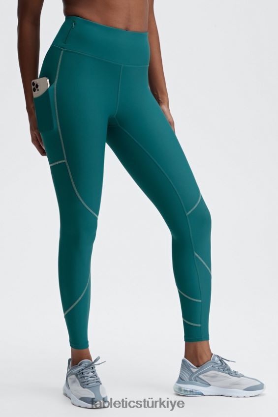 tr Fabletics kadınlar therma-flex hw reflektif cepli tayt fiyort/yansıtıcı gümüş 40R06B1190
