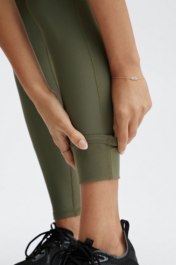 tr Fabletics kadınlar therma-flex yüksek belli basic tayt kayrak yeşili 40R06B1204