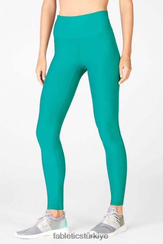 tr Fabletics kadınlar therma-flex yüksek belli basic tayt koyu yeşim 40R06B1201