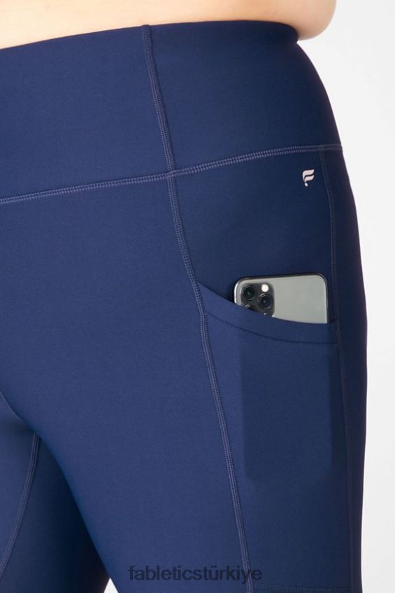 tr Fabletics kadınlar therma-flex yüksek belli cepli tayt Donanma 40R06B1039