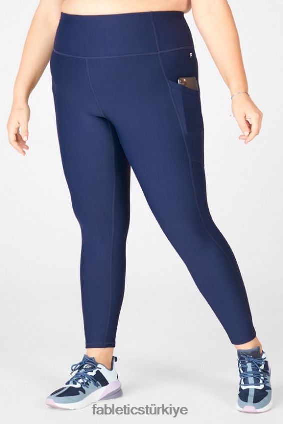 tr Fabletics kadınlar therma-flex yüksek belli cepli tayt Donanma 40R06B1039