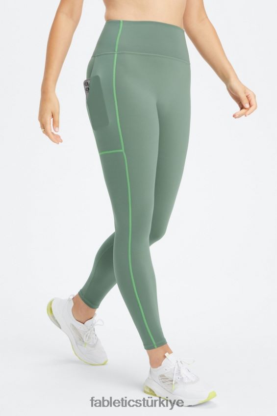 tr Fabletics kadınlar trinity motion365+ hw kullanışlı tozluk duman yeşili/ekşi elma 40R06B1089