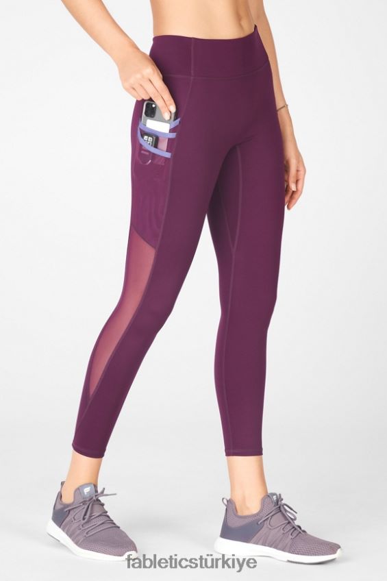 tr Fabletics kadınlar trinity motion365 orta belli 7/8 tayt erik mükemmel/menekşe 40R06B1042