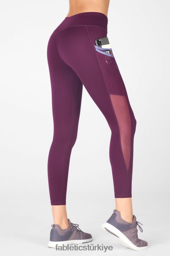tr Fabletics kadınlar trinity motion365 orta belli 7/8 tayt erik mükemmel/menekşe 40R06B1042