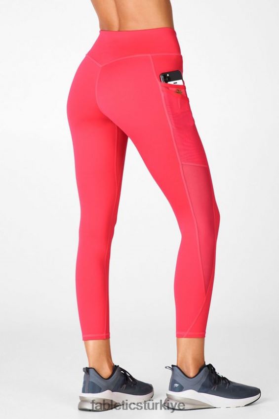 tr Fabletics kadınlar trinity motion365 orta belli 7/8 tayt ruj kırmızı 40R06B1046