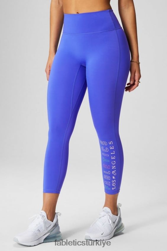 tr Fabletics kadınlar trinity motion365+ yüksek belli kapri aşırı asil/pembe kaçış/grafik 40R06B992