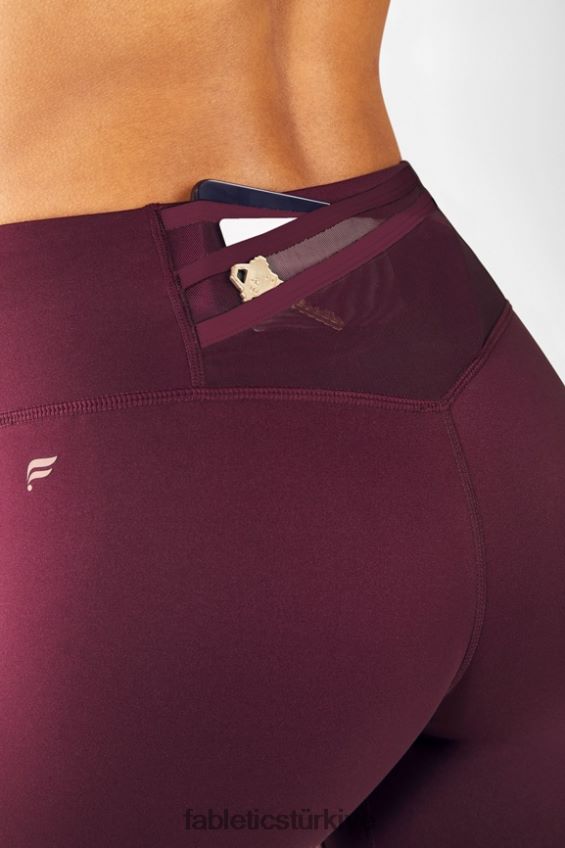 tr Fabletics kadınlar trinity motion365 yüksek belli tayt 80 bordo 40R06B1119