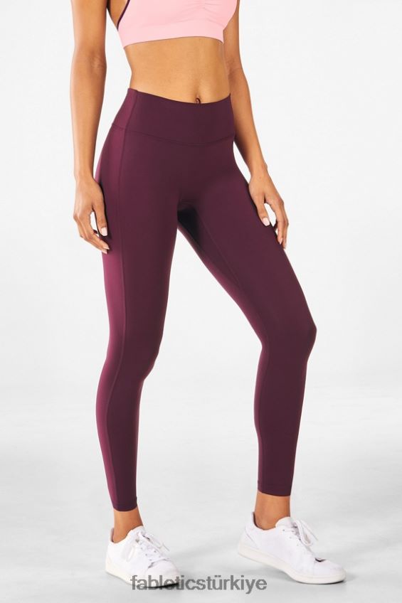 tr Fabletics kadınlar trinity motion365 yüksek belli tayt 80 bordo 40R06B1119