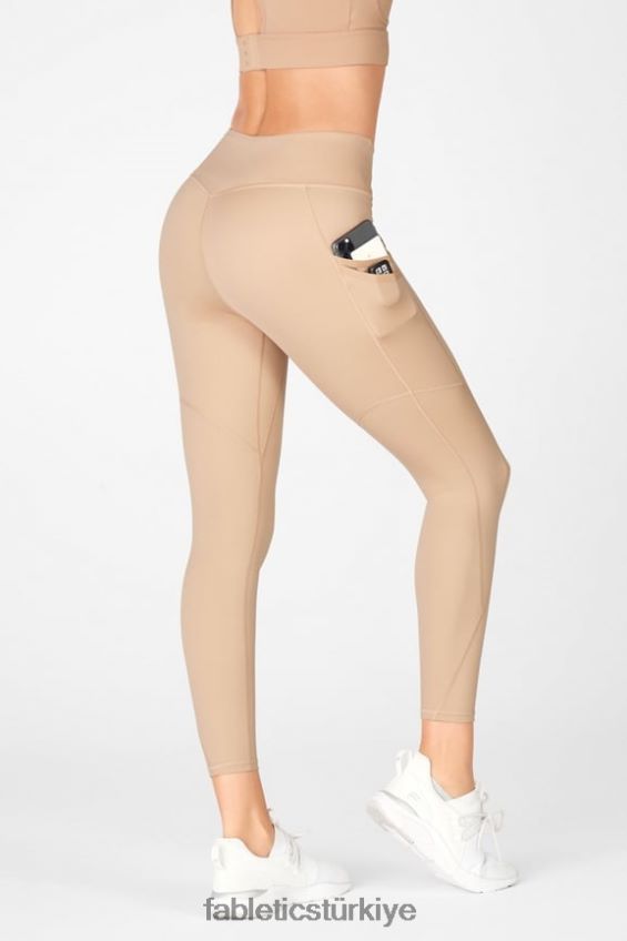 tr Fabletics kadınlar trinity yüksek belli cep 7/8 devetüyü rengi 40R06B1305