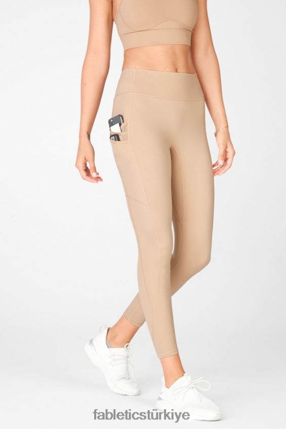 tr Fabletics kadınlar trinity yüksek belli cep 7/8 devetüyü rengi 40R06B1305