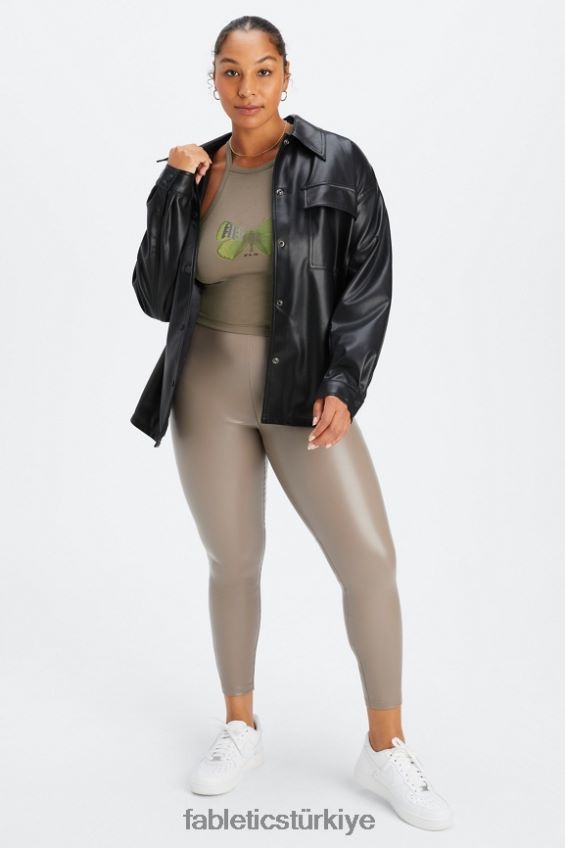 tr Fabletics kadınlar vegan deri pull on tayt Söğüt kabuğu 40R06B1062