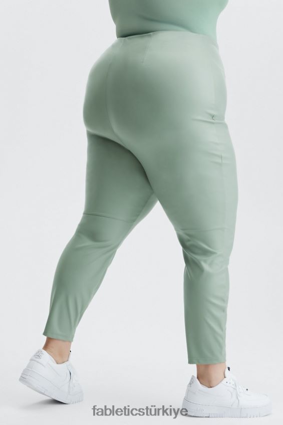 tr Fabletics kadınlar vegan deri yüksek belli tayt tozlu bahçe 40R06B1130