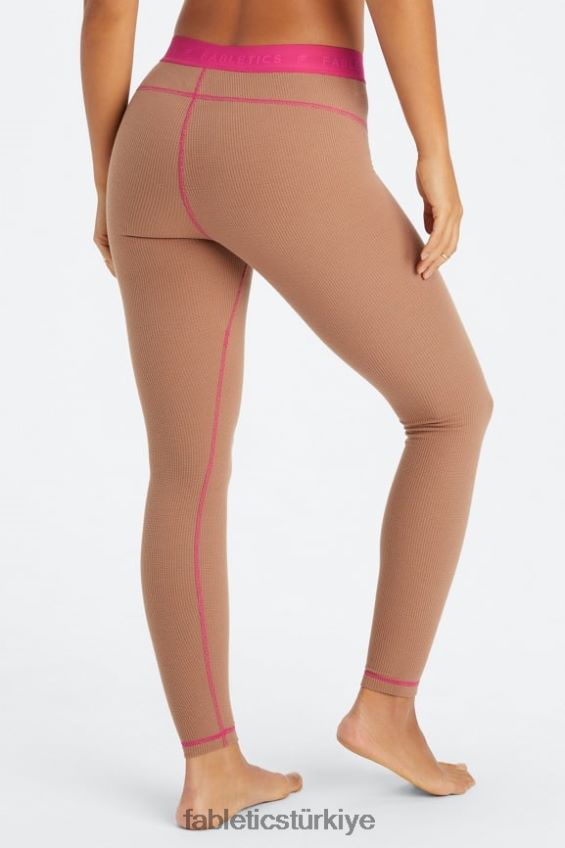 tr Fabletics kadınlar waffle tozluk oyuncak/fuşya 40R06B1084